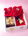 Caja premium de rosas